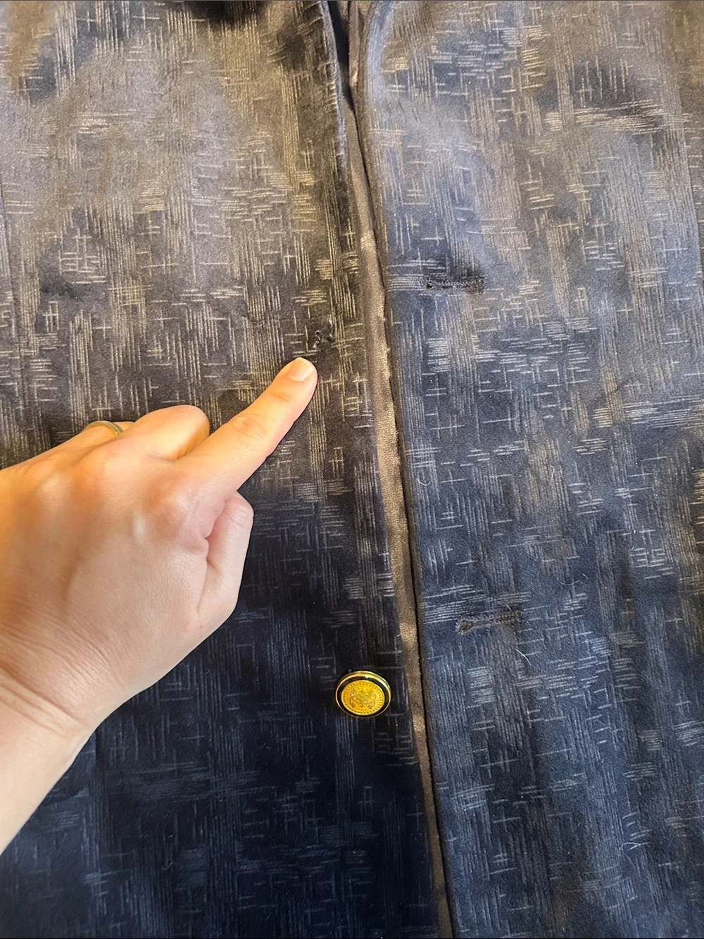Isaac Mizrahi Navy Blazer